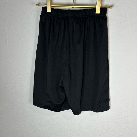 SHEIN Boys Athletic Shorts Size 11 Youth Black Elastic Waist Activewear - Picture 3 of 4